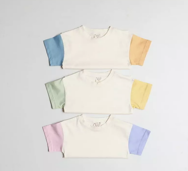 Colored Sleeved Tee