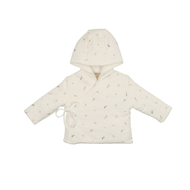 Mon Tresor Nature's Print Jacket - Ivory & Taupe