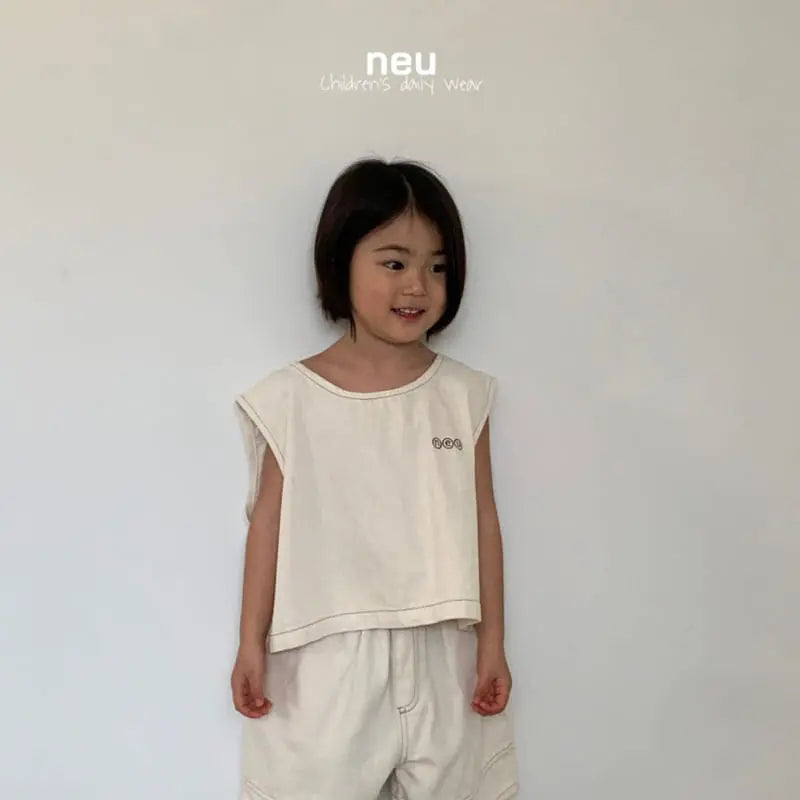 Crop Vest - Cream