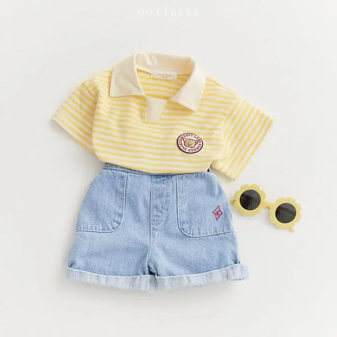 Oott Land ST Collar Tee - Yellow