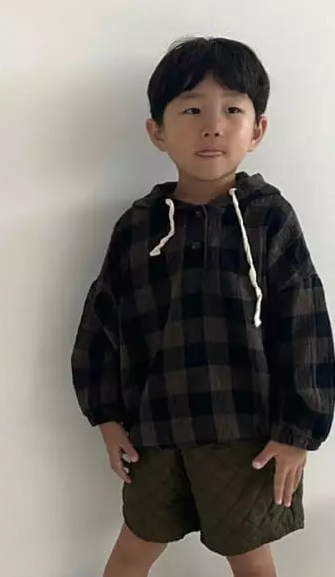 Checked Hoody