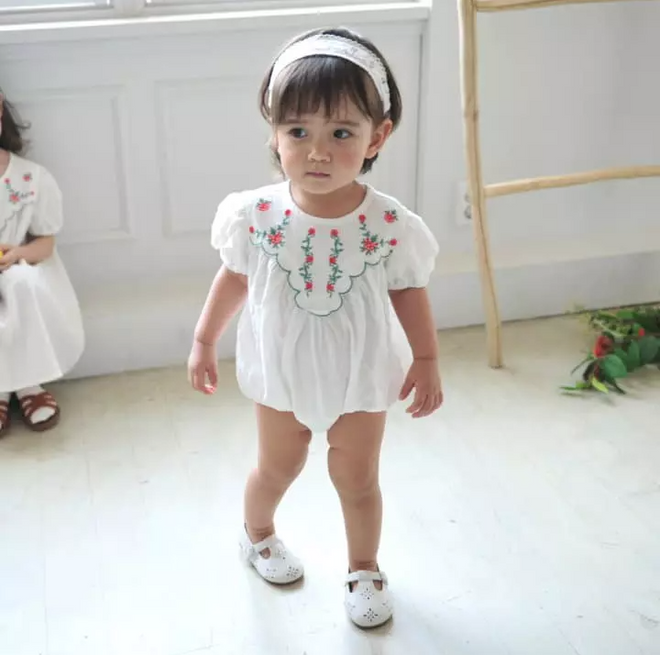 Ivory Baby Blossom Bodysuit