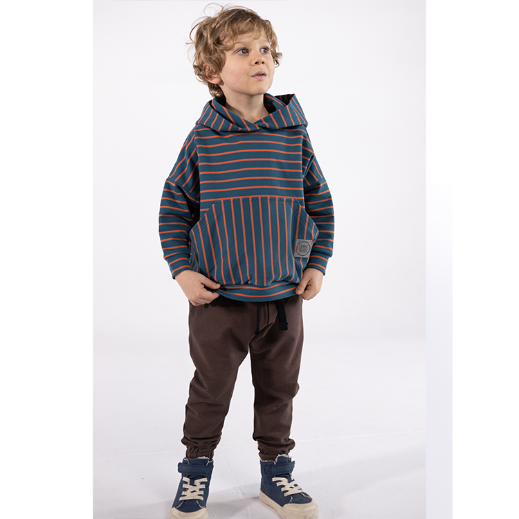 Maybe4Baby Oversized striped hoodie