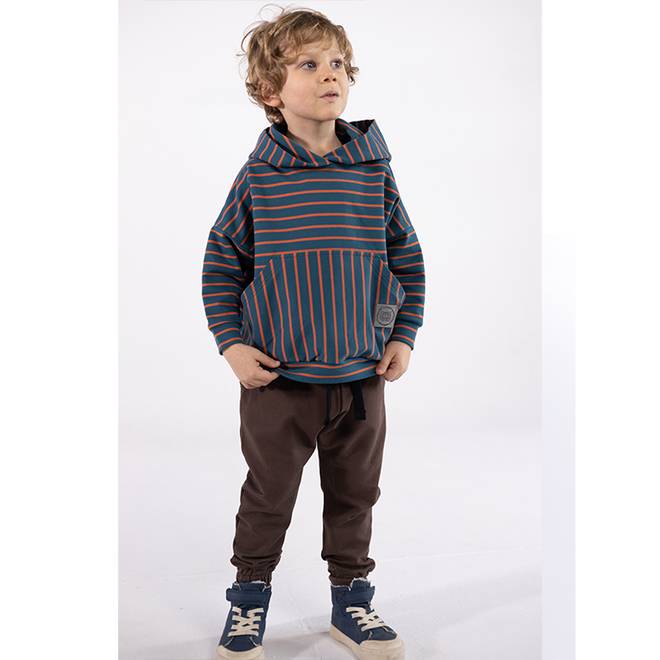 Maybe4Baby Oversized striped hoodie