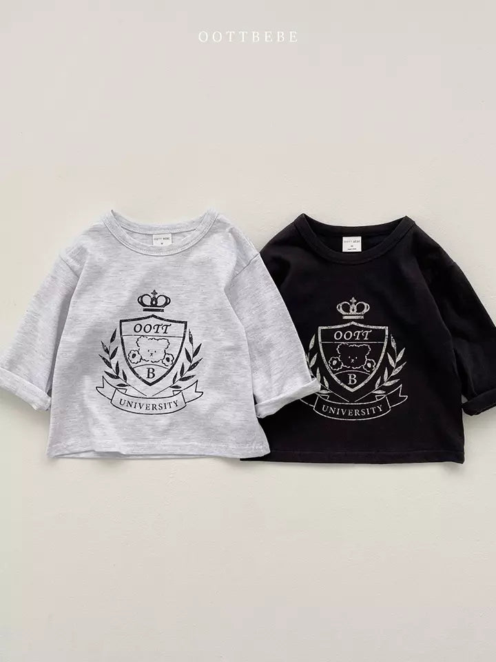 Charcoal University Tee