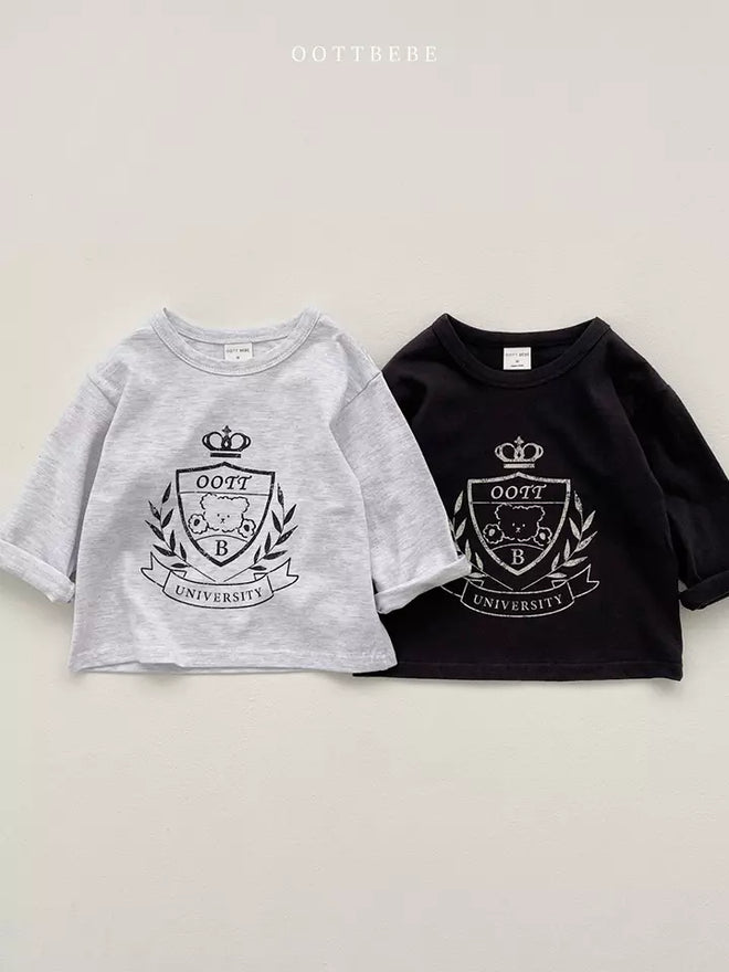 Charcoal University Tee