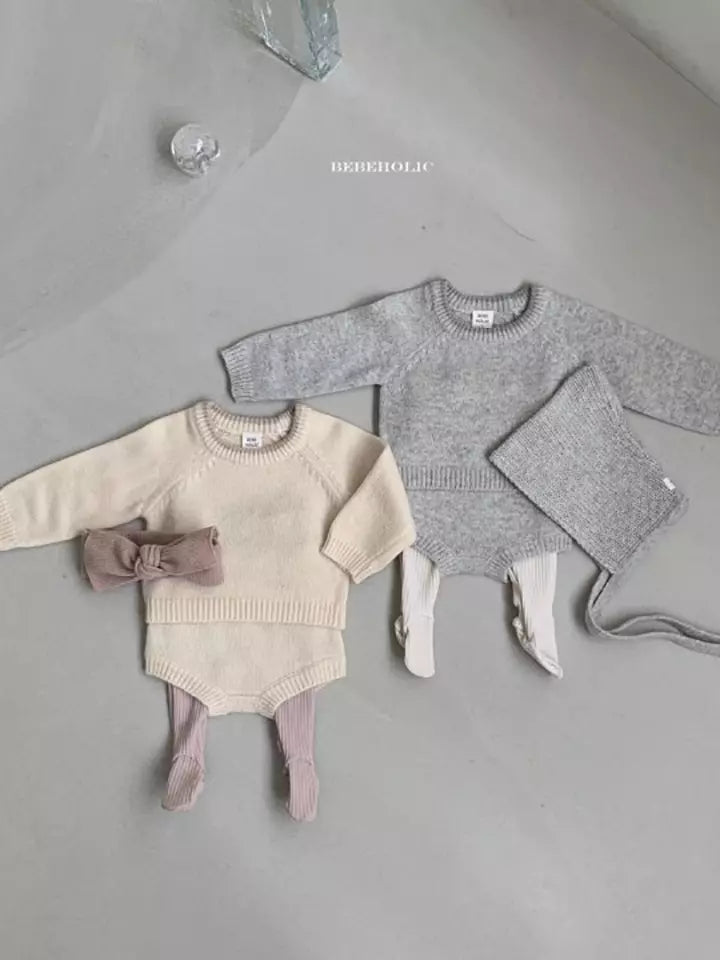 Ivory Knit Two Piece