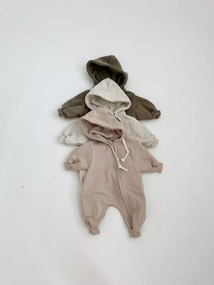 Green Hooded One Piece