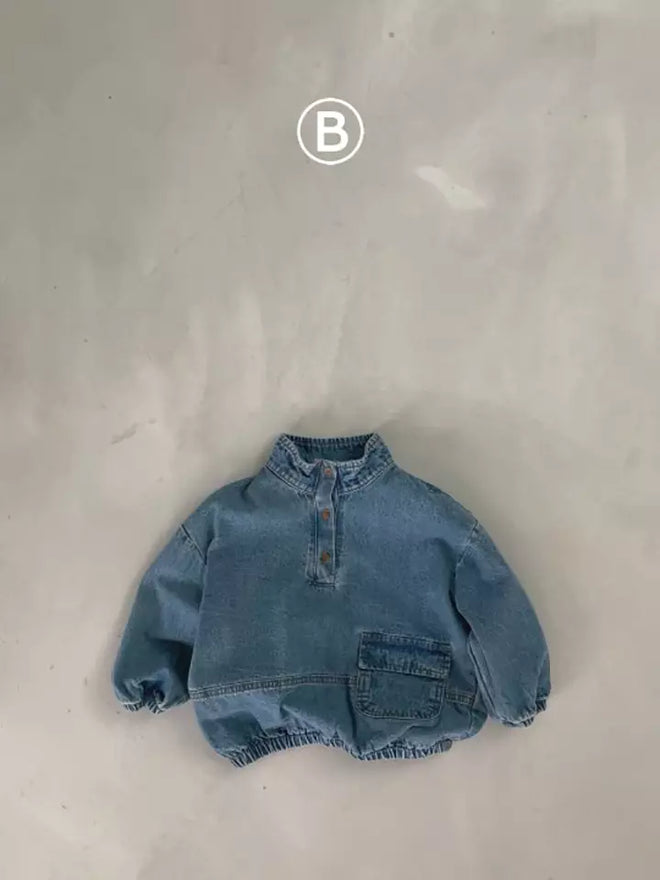 Denim top