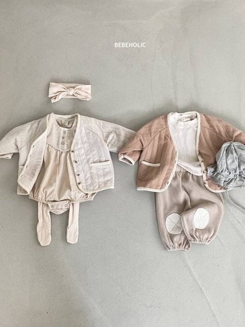 Ivory Ribbed Cardigan Jacket