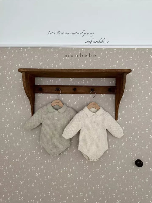 Cream Collar Romper