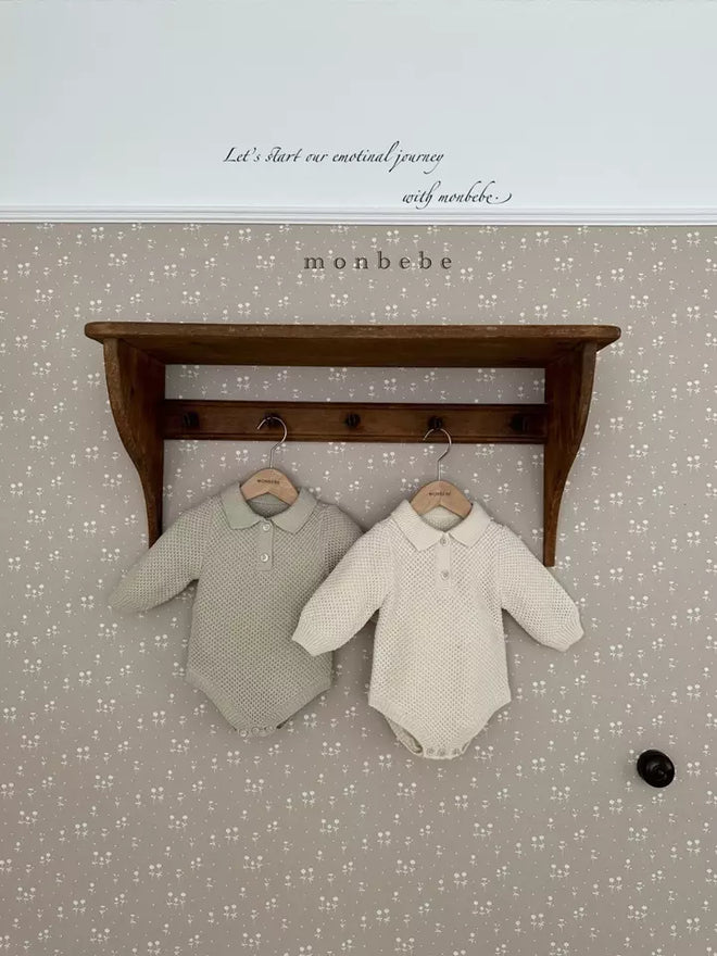 Cream Collar Romper