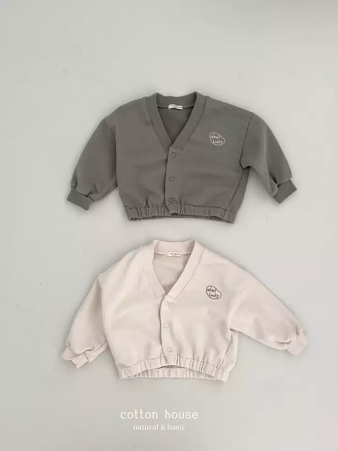 V-neck Cardigan Khaki