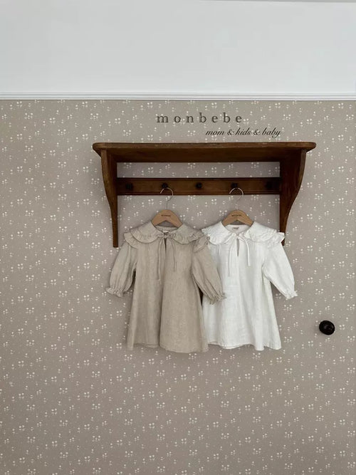 Ivory Collar Dress