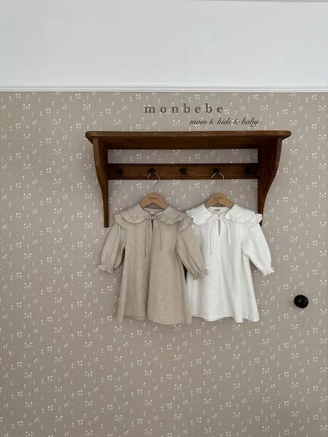 Ivory Collar Dress