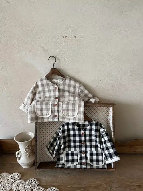 Black Checked Jacket