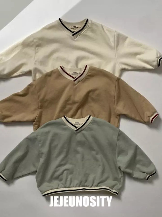 Mint V Neck Sweat