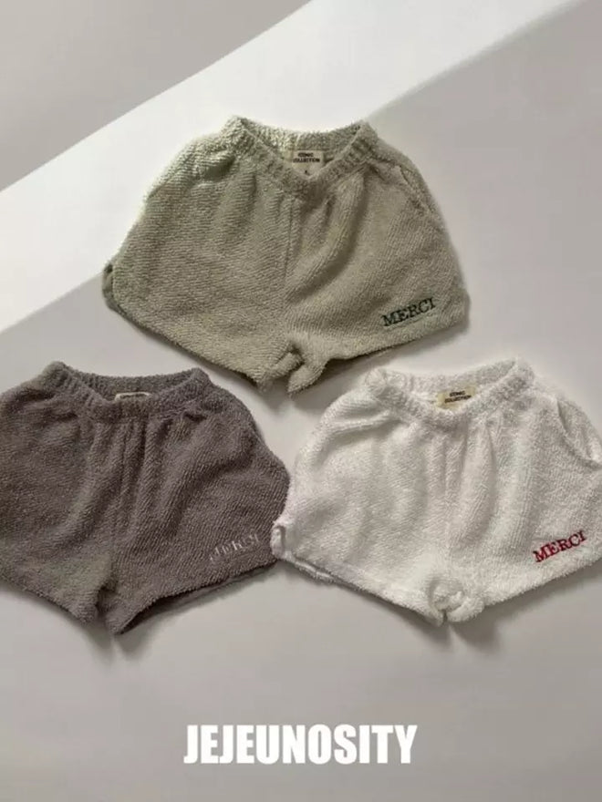 White Terry Pants
