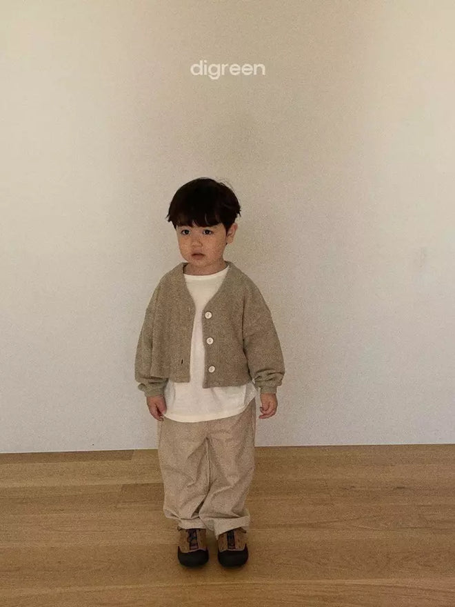 Digree Cotton Candy Ivory Cardigan