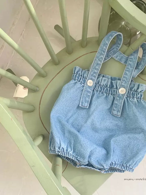 Denim Pot Dungarees