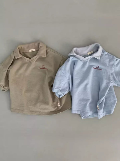 Sky Collar Tee