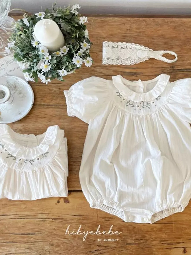 Ruffle Flower Bodysuit