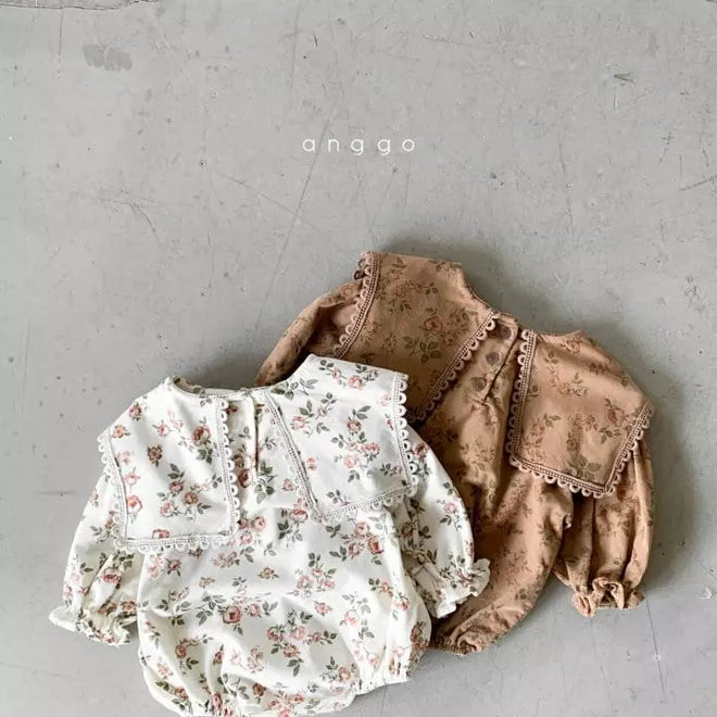 Ivory Floral Bodysuit