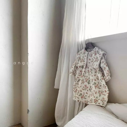 Ivory Floral Dress