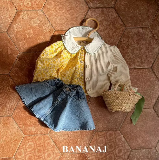 Yellow Floral Blouse
