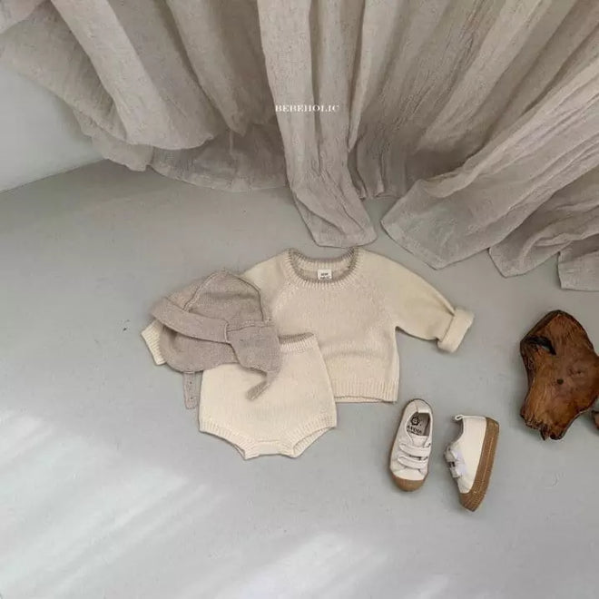 Ivory Knit Two Piece