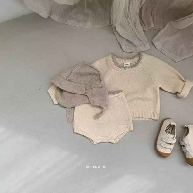 Ivory Knit Two Piece