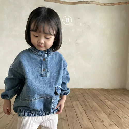Denim top