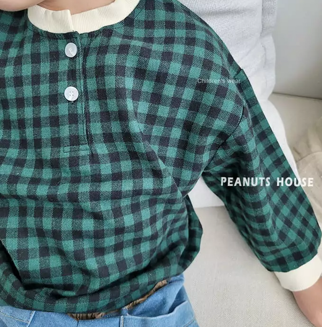 Checked Tee