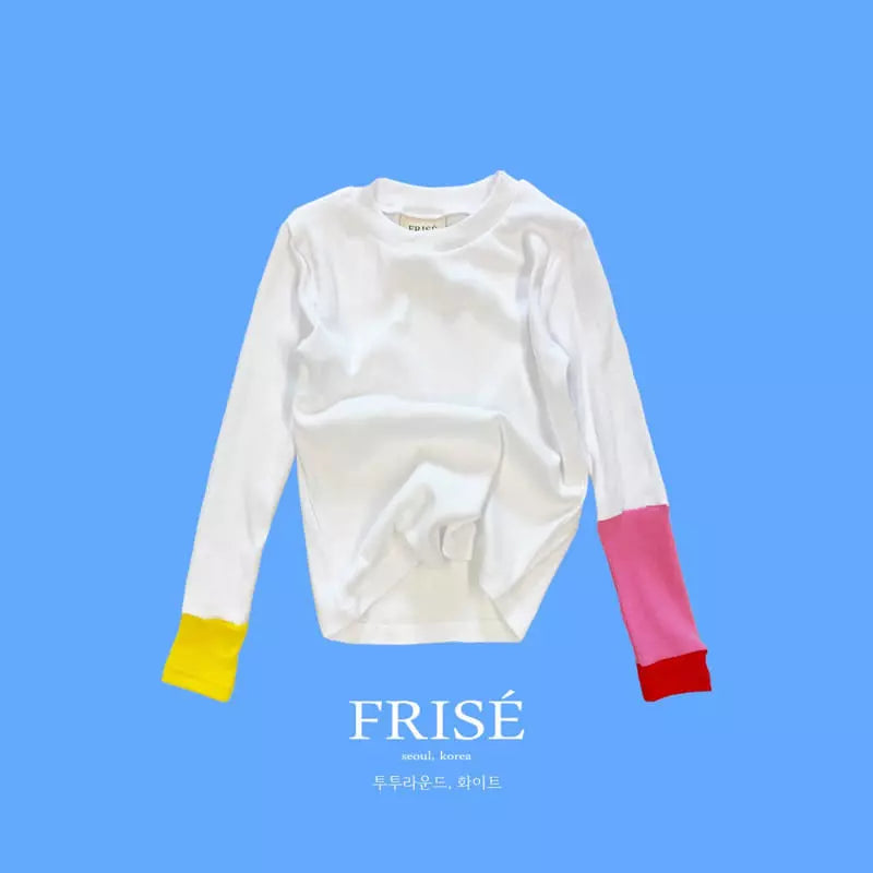 Colored White Tee