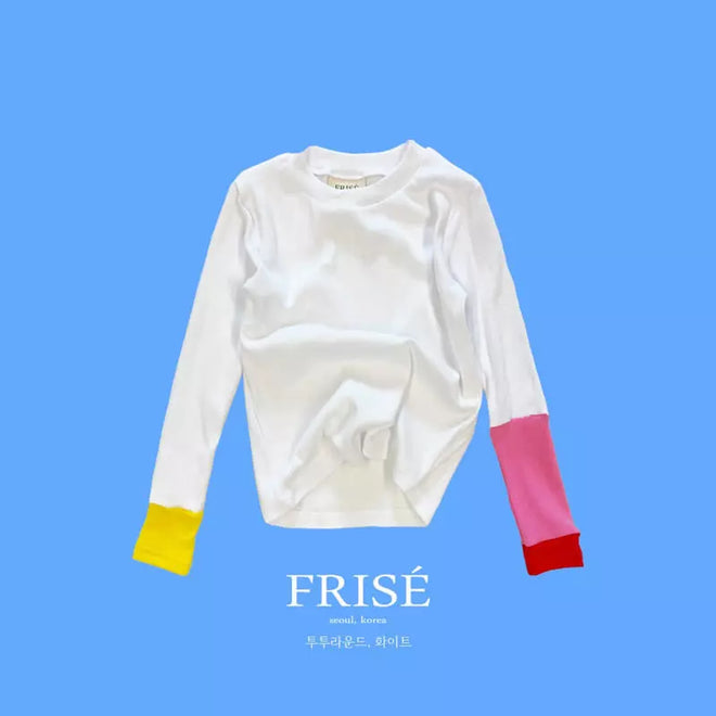 Colored White Tee