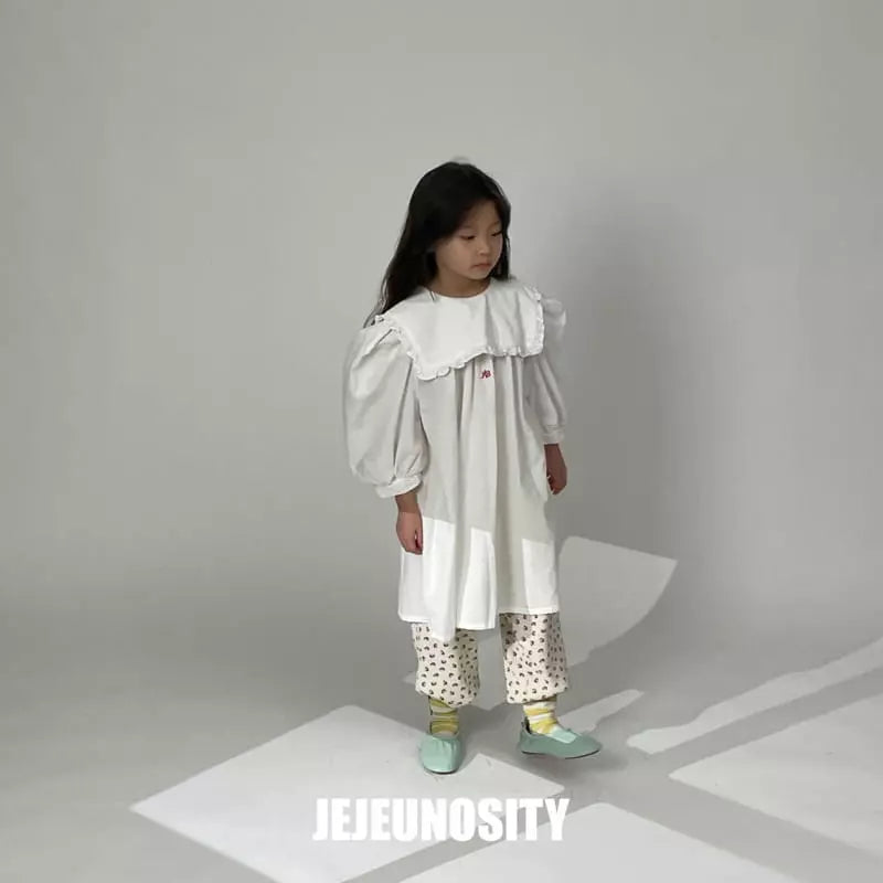 Red Symbol White Dress