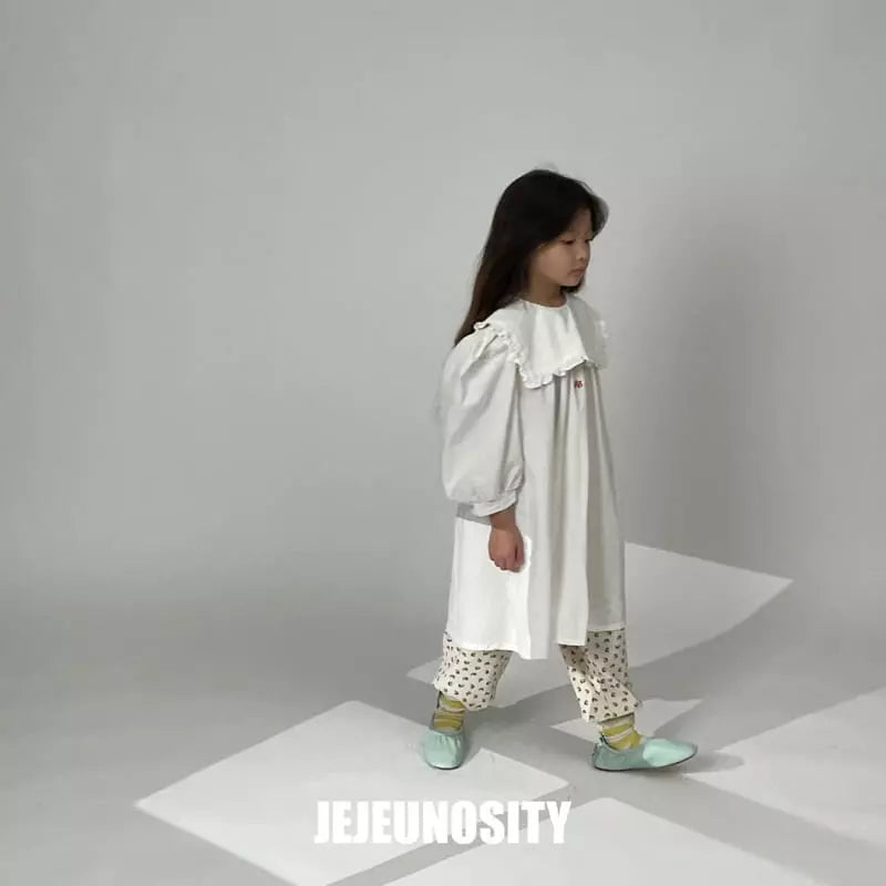 Red Symbol White Dress