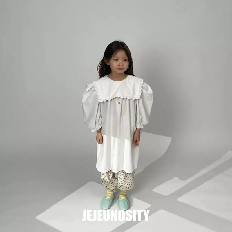 Red Symbol White Dress