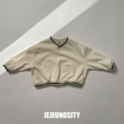 Ivory V Neck Sweat