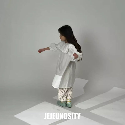 Red Symbol White Dress
