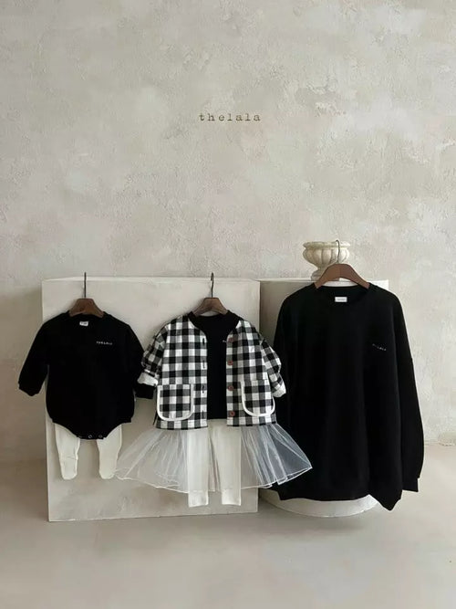 Black Checked Jacket