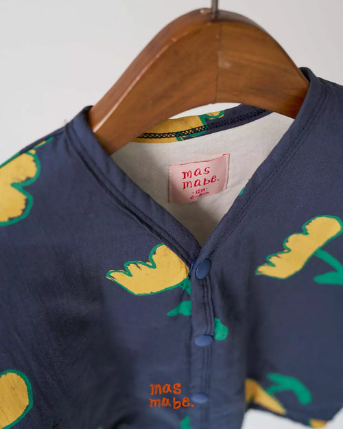 Navy Yellow Tulip Jacket