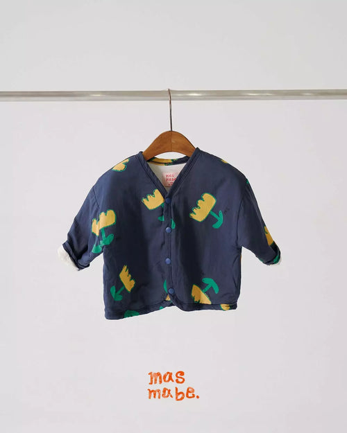 Navy Yellow Tulip Jacket