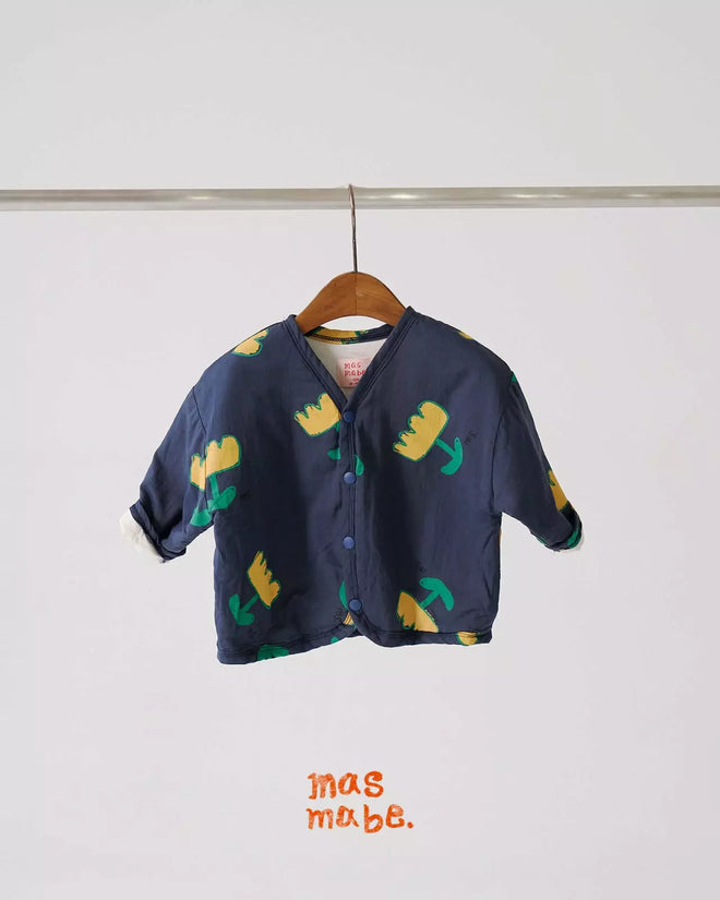 Navy Yellow Tulip Jacket