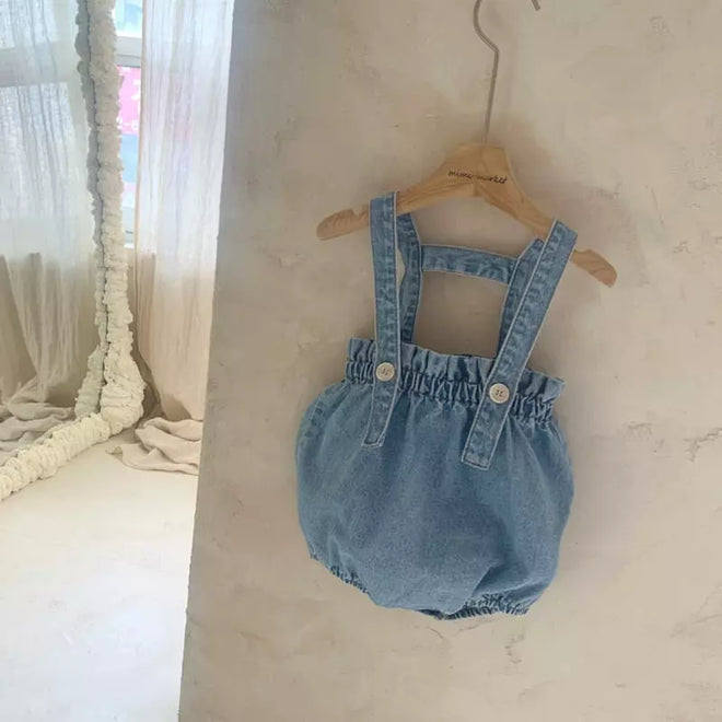 Denim Pot Dungarees