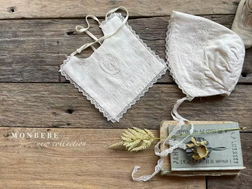 Floral Ivory Bib