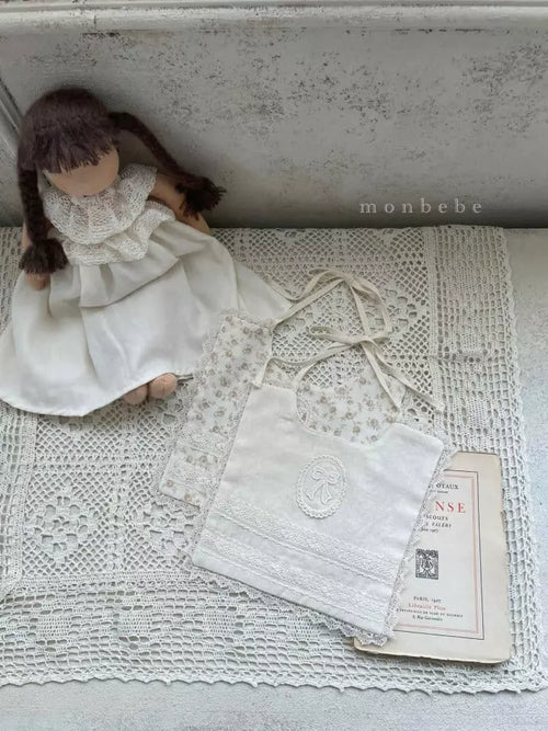 Floral Ivory Bib