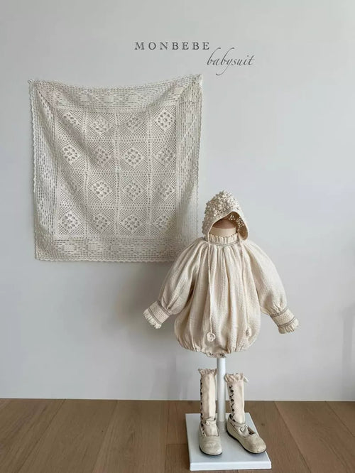 Ivory Smocked Romper