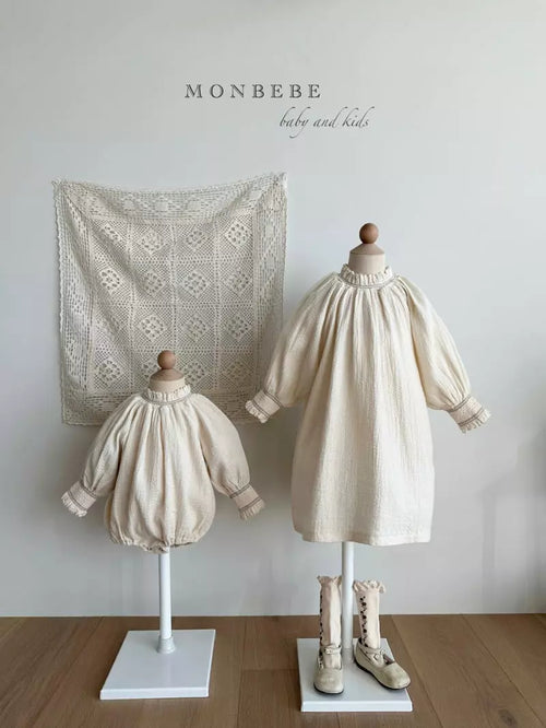 Ivory Smocked Romper