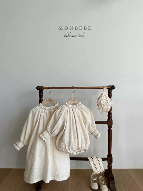 Ivory Smocked Romper